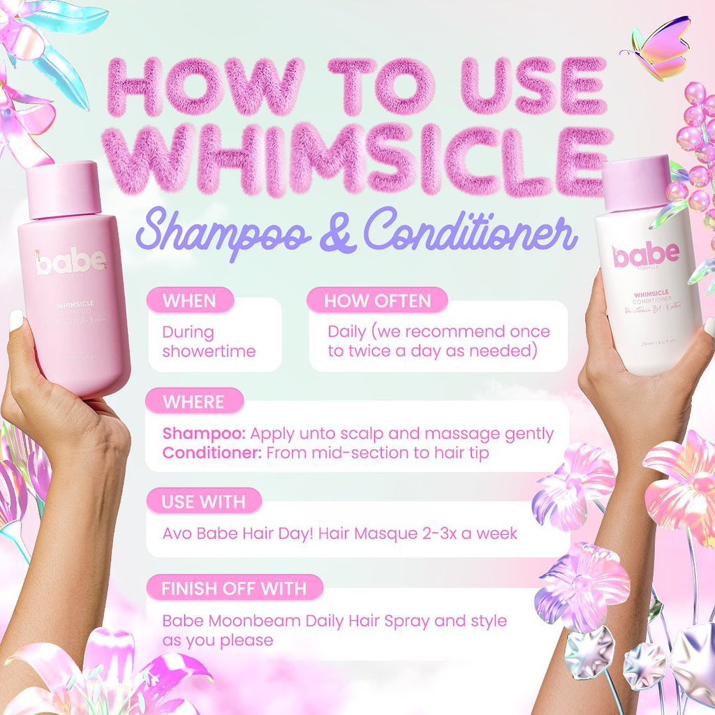 Babe Formula Whimsicle Pro Vitamin B5 + Keratin 250ml - LOBeauty | Shop Filipino Beauty Brands in the UAE