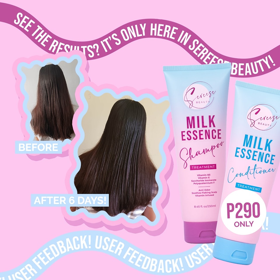 Sereese Beauty Milk Essence Hair Shampoo & Conditioner