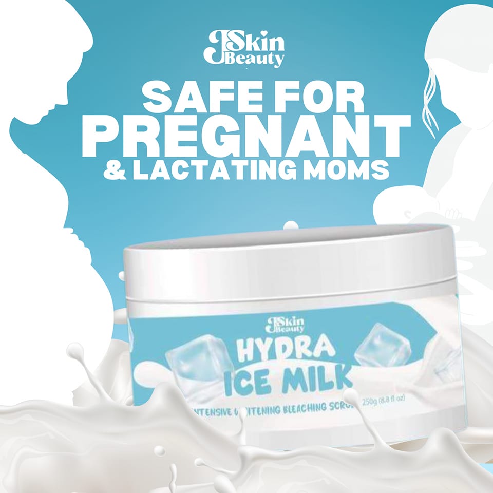 JSkin Beauty Hydra Ice Milk Intensive Whitening Bleaching Scrub 250g