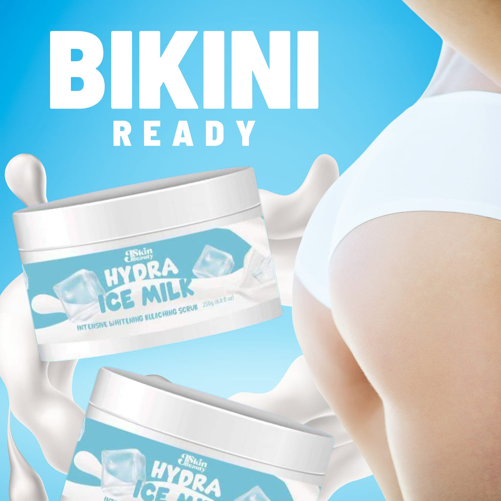 JSkin Beauty Hydra Ice Milk Intensive Whitening Bleaching Scrub 250g - LOBeauty | Shop Filipino Beauty Brands in the UAE