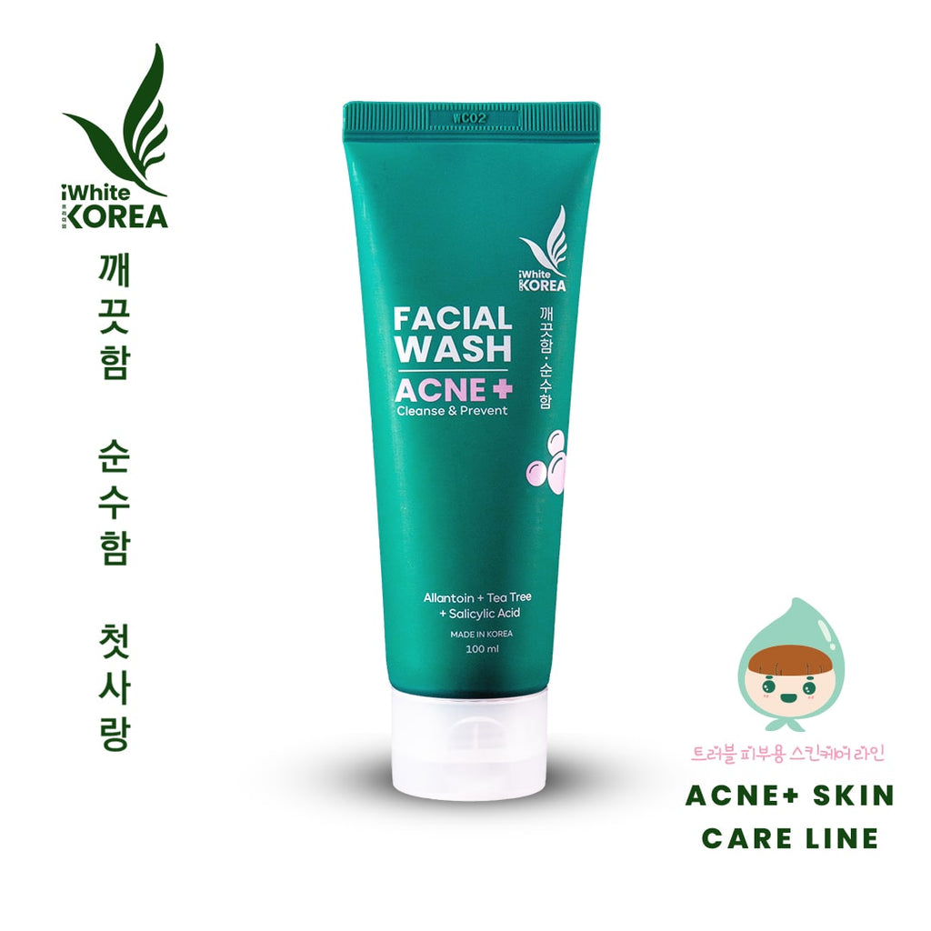iWhite Korea Acne+ Facial Wash - LOBeauty | Shop Filipino Beauty Brands in the UAE