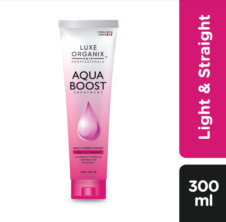 Luxe Organix Professionals Aqua Boost Light & Straight - LOBeauty | Shop Filipino Beauty Brands in the UAE