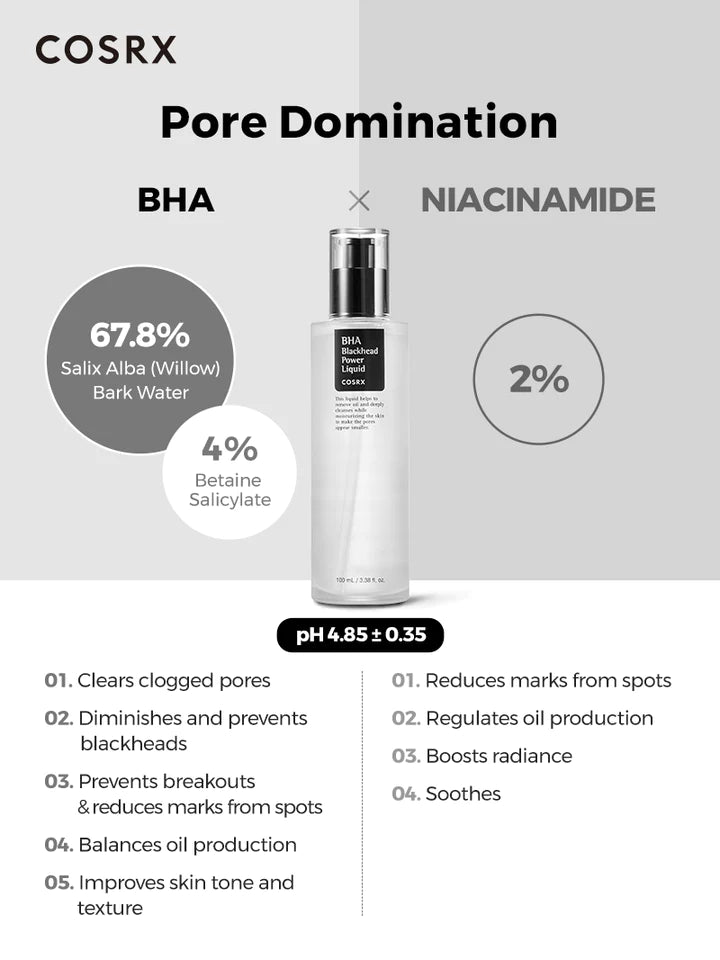 COSRX BHA Blackhead Power Liquid - LOBeauty | Shop Filipino Beauty Brands in the UAE