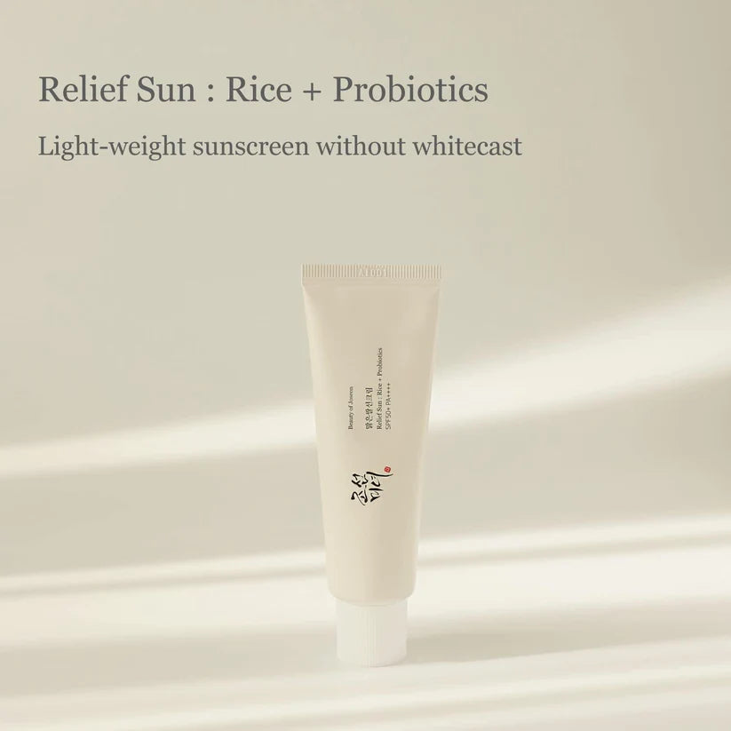 Beauty of Joseon Relief Sun: Rice + Probiotics SPF50+ PA++++ 50ml - LOBeauty | Shop Filipino Beauty Brands in the UAE