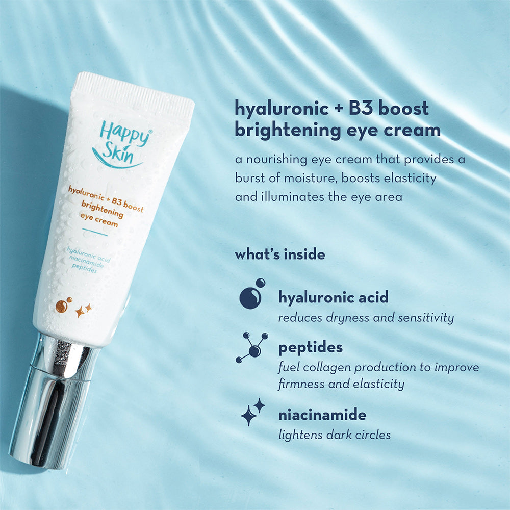 Happy Skin Hyaluronic + B3 Boost Brightening Eye Cream - LOBeauty | Shop Filipino Beauty Brands in the UAE