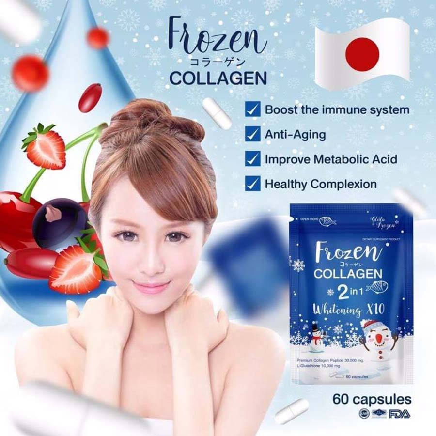 Frozen Collagen by Gluta Frozen (60 Caps) - LOBeauty | Shop Filipino Beauty Brands in the UAE