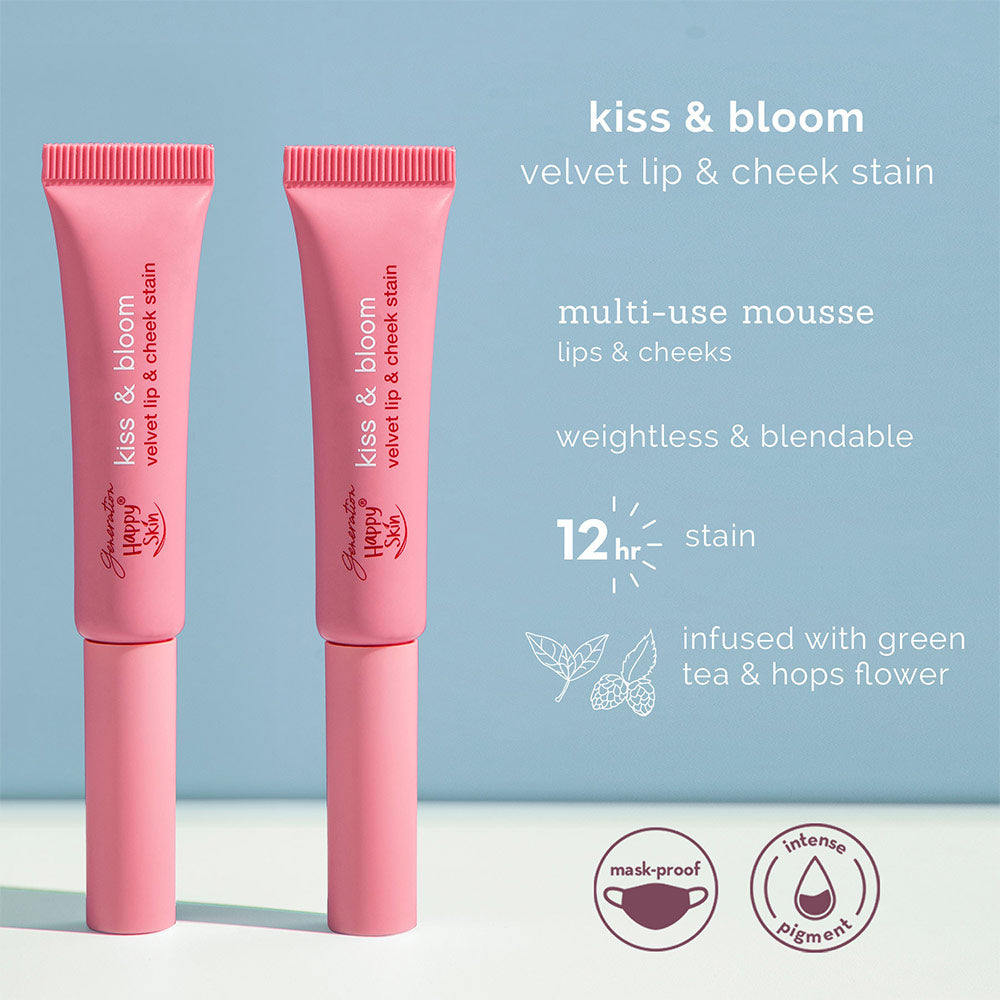 Generation Happy Skin Kiss & Bloom Velvet Lip & Cheek Stain in Star