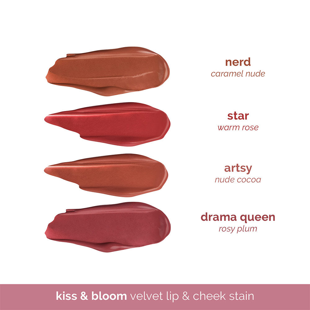 Generation Happy Skin Kiss & Bloom Velvet Lip & Cheek Stain in Drama Queen