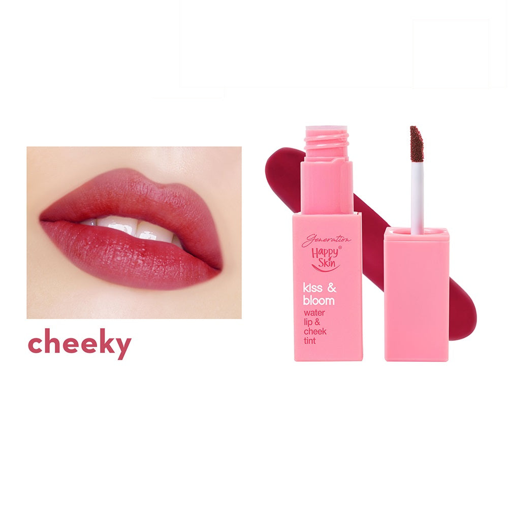 Happy Skin Kiss & Bloom Water Lip & Cheek Tint in Cheeky