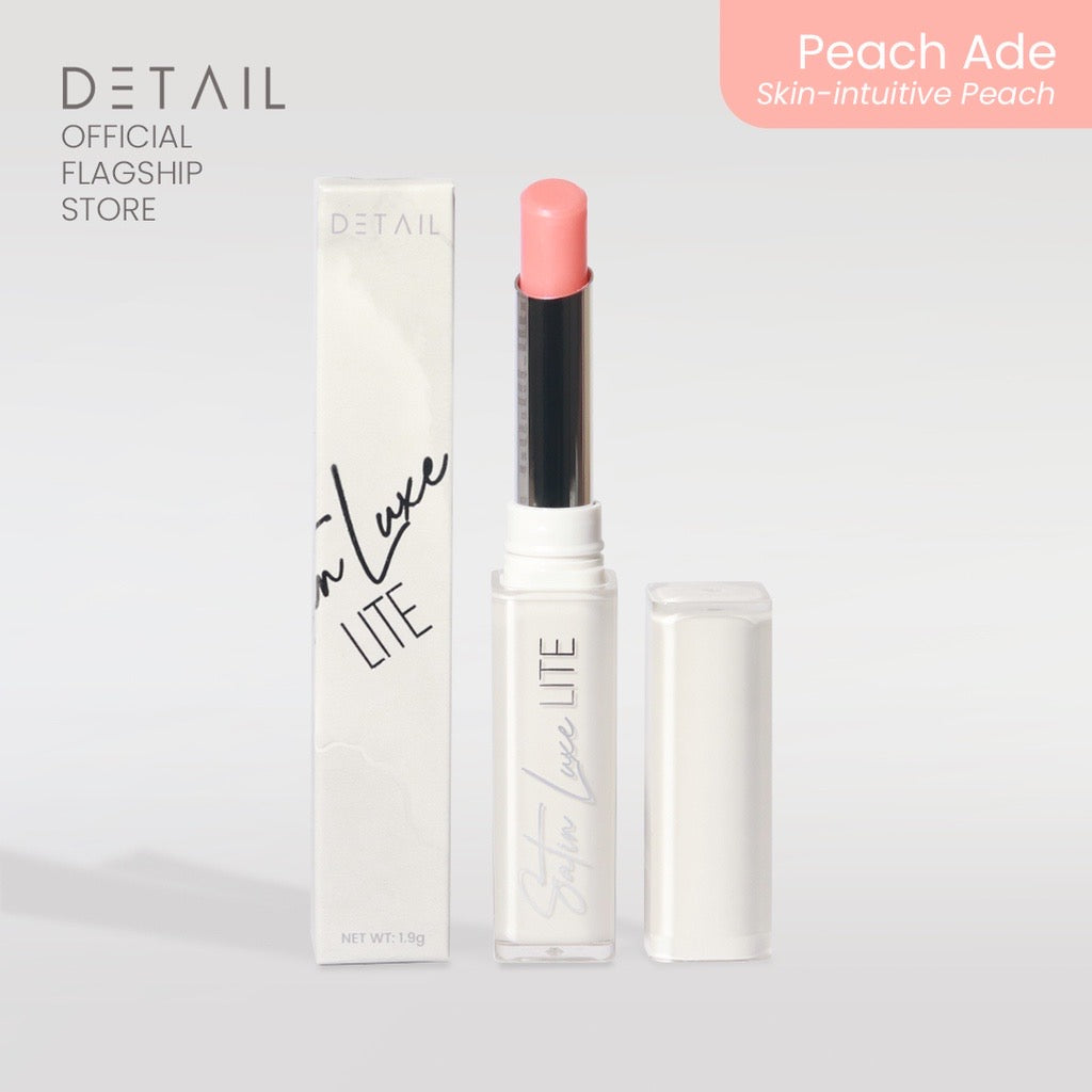 Detail Cosmetics Satin Luxe Lite in Peach Ade
