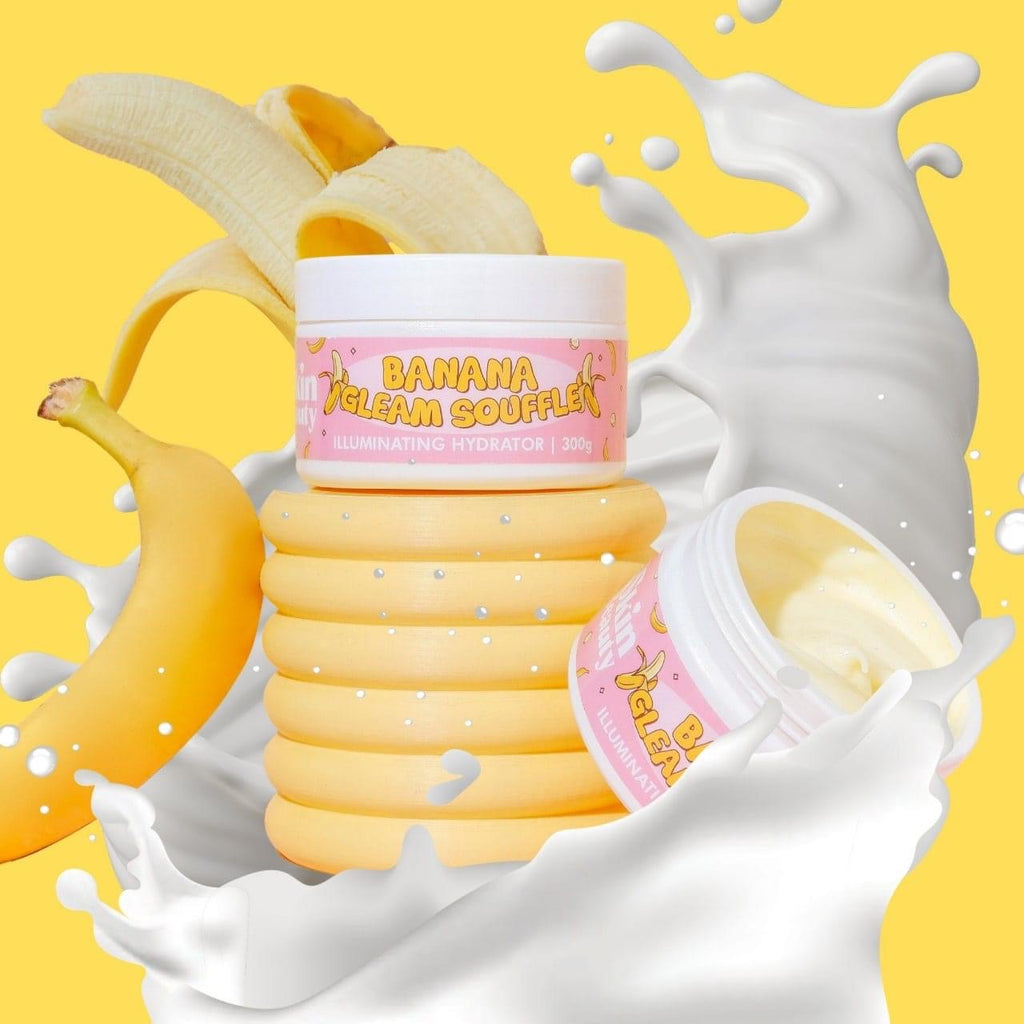 JSkin Beauty Banana Gleam Souffle Illuminating Hydrator 300g - LOBeauty | Shop Filipino Beauty Brands in the UAE