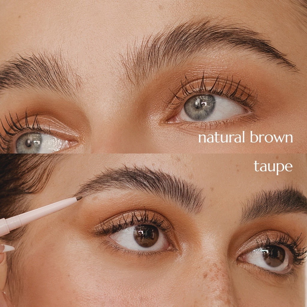 Happy Skin Holy Grail Microtip Brow Pencil + Brush in Natural Brown - LOBeauty | Shop Filipino Beauty Brands in the UAE