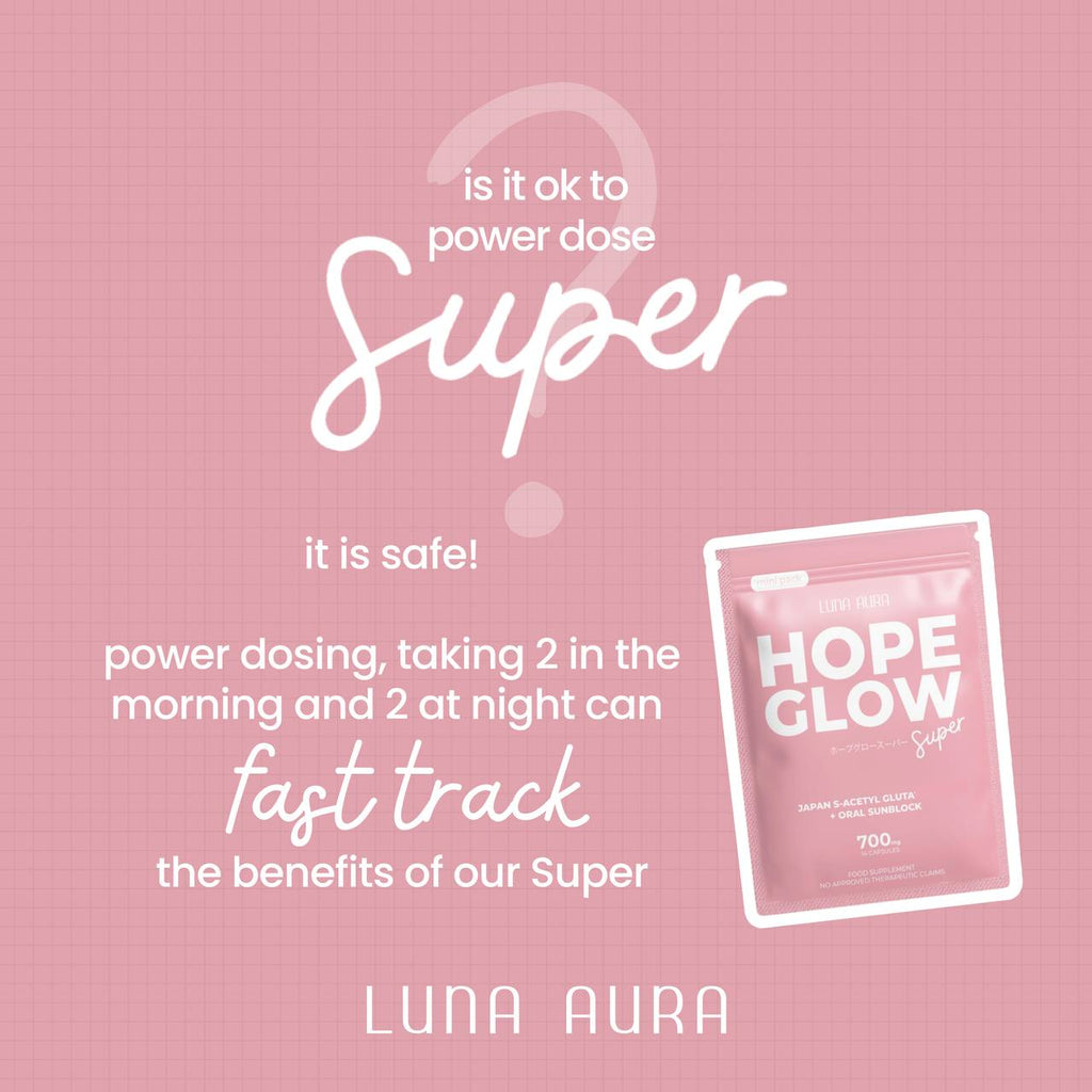 Luna Aura Hope Glow Super Glutathione 700mg - LOBeauty | Shop Filipino Beauty Brands in the UAE