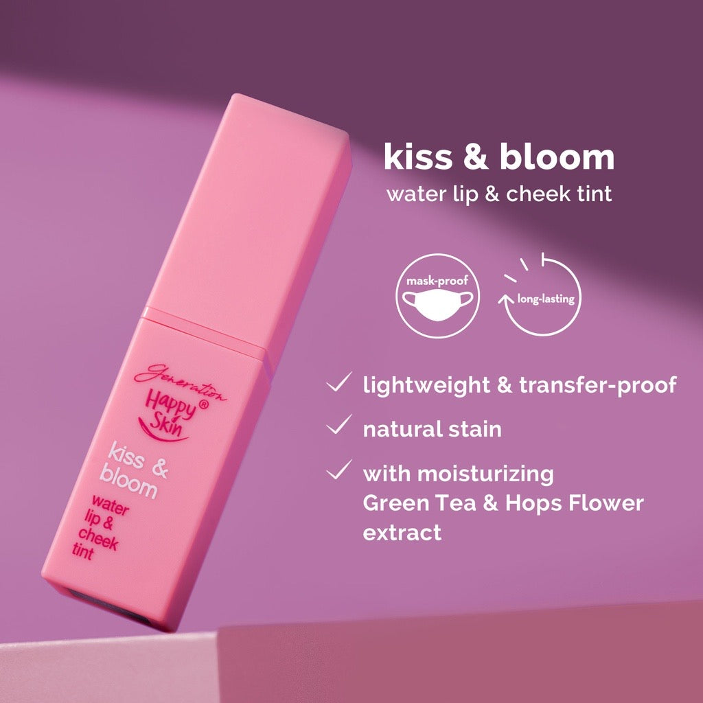 Happy Skin Kiss & Bloom Water Lip & Cheek Tint in Fresh - LOBeauty | Shop Filipino Beauty Brands in the UAE