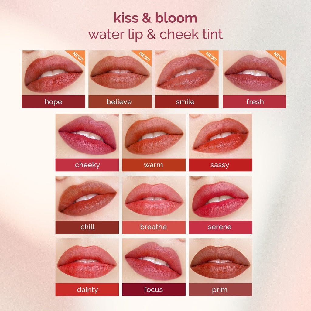 Happy Skin Kiss & Bloom Water Lip & Cheek Tint in Hope