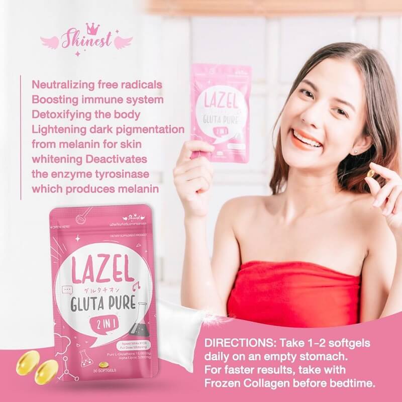 Skinest Lazel Gluta Pure (30 Soft gels)
