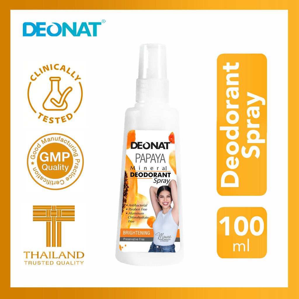 Deonat Natural Papaya Mineral Deodorant Spray