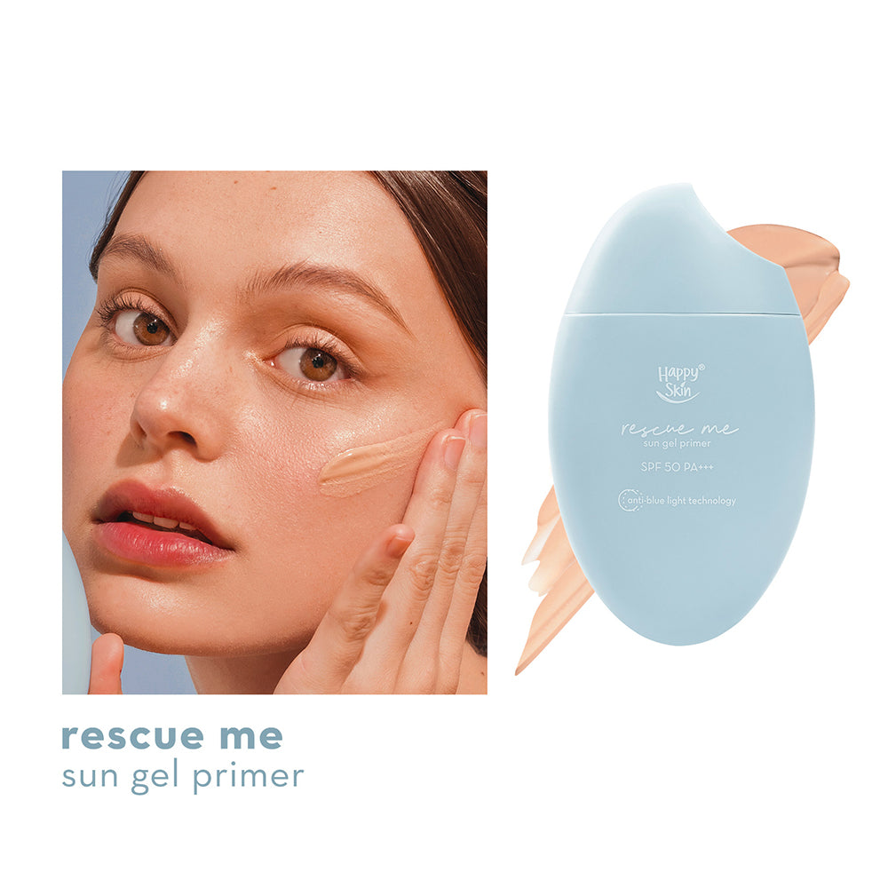Happy Skin Rescue Me Sun Gel Primer SPF 50 PA+++ with Anti-Bluelight Technology - LOBeauty | Shop Filipino Beauty Brands in the UAE