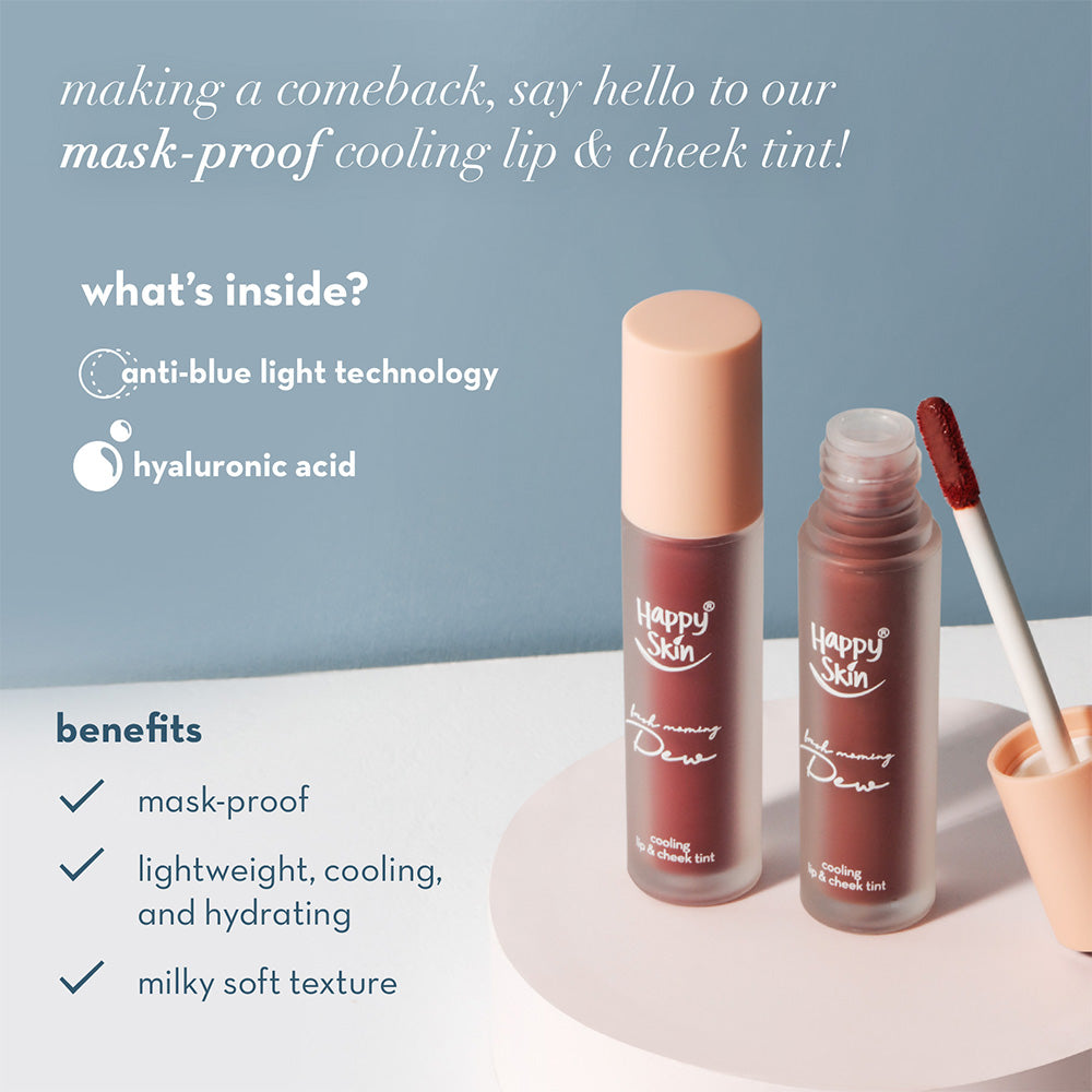 Happy Skin Dew Cooling Lip & Cheek Tint in Dusk - LOBeauty | Shop Filipino Beauty Brands in the UAE