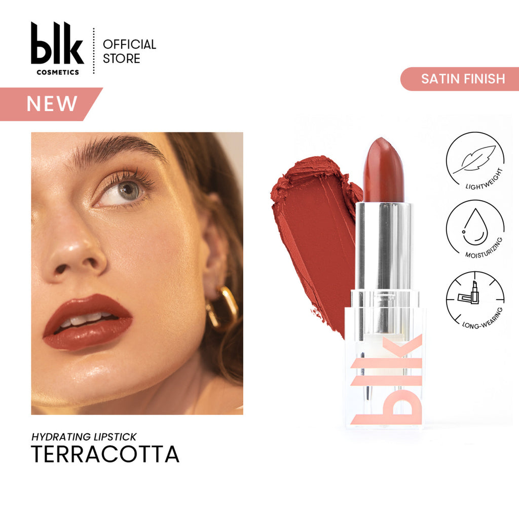 blk cosmetics Rouge Hydrating Lipstick in Terracotta