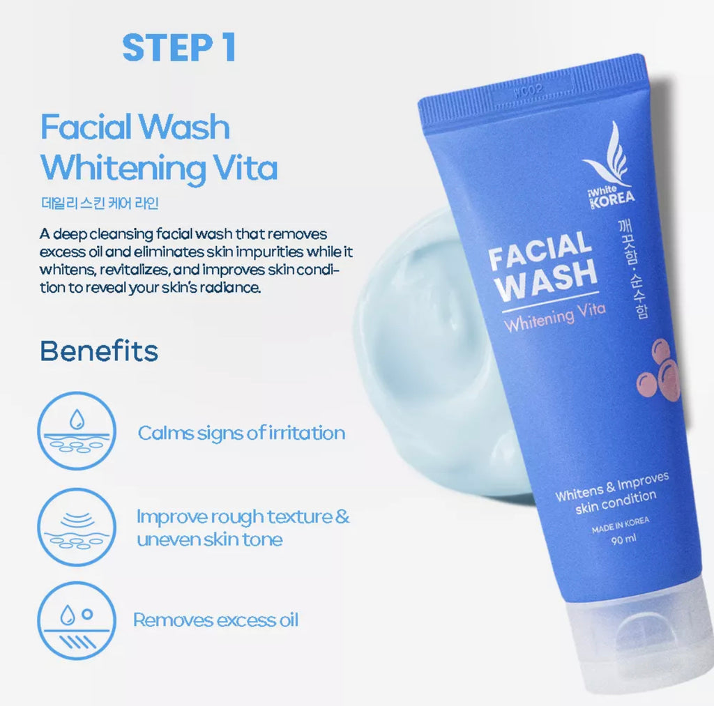 iWhite Korea Facial Wash Whitening Vita - LOBeauty | Shop Filipino Beauty Brands in the UAE