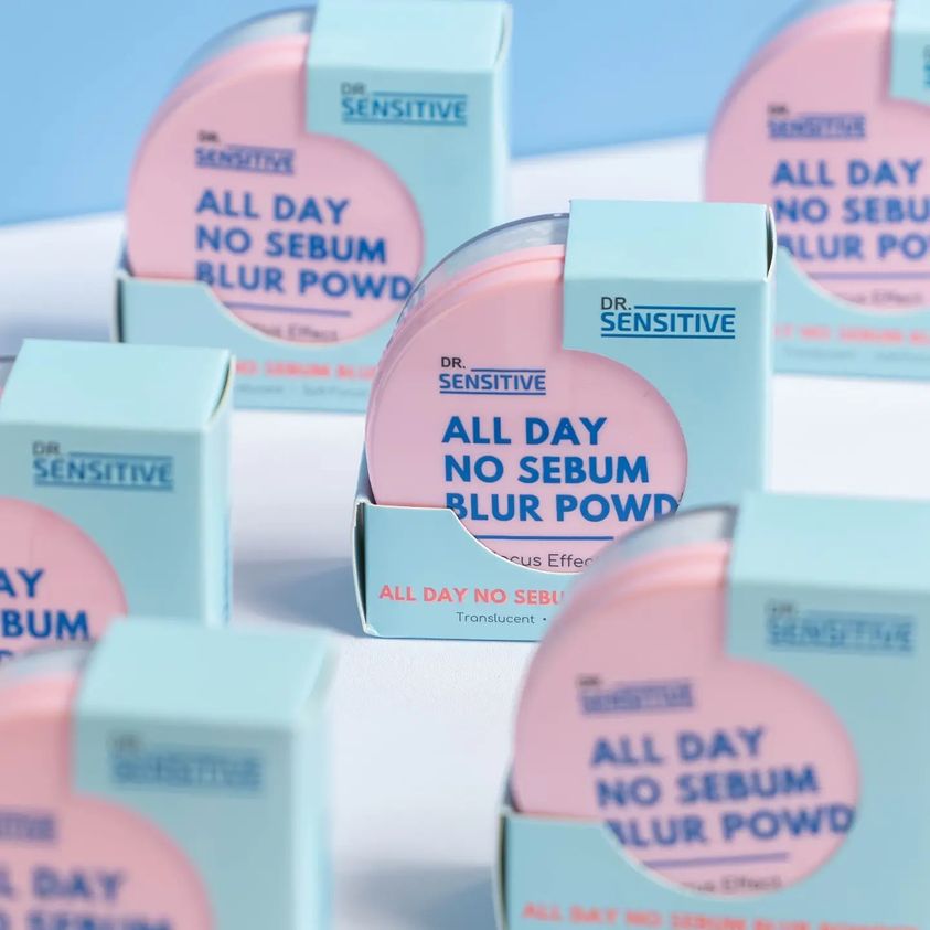 Dr. Sensitive All Day No Sebum Blur Powder - Translucent 25g