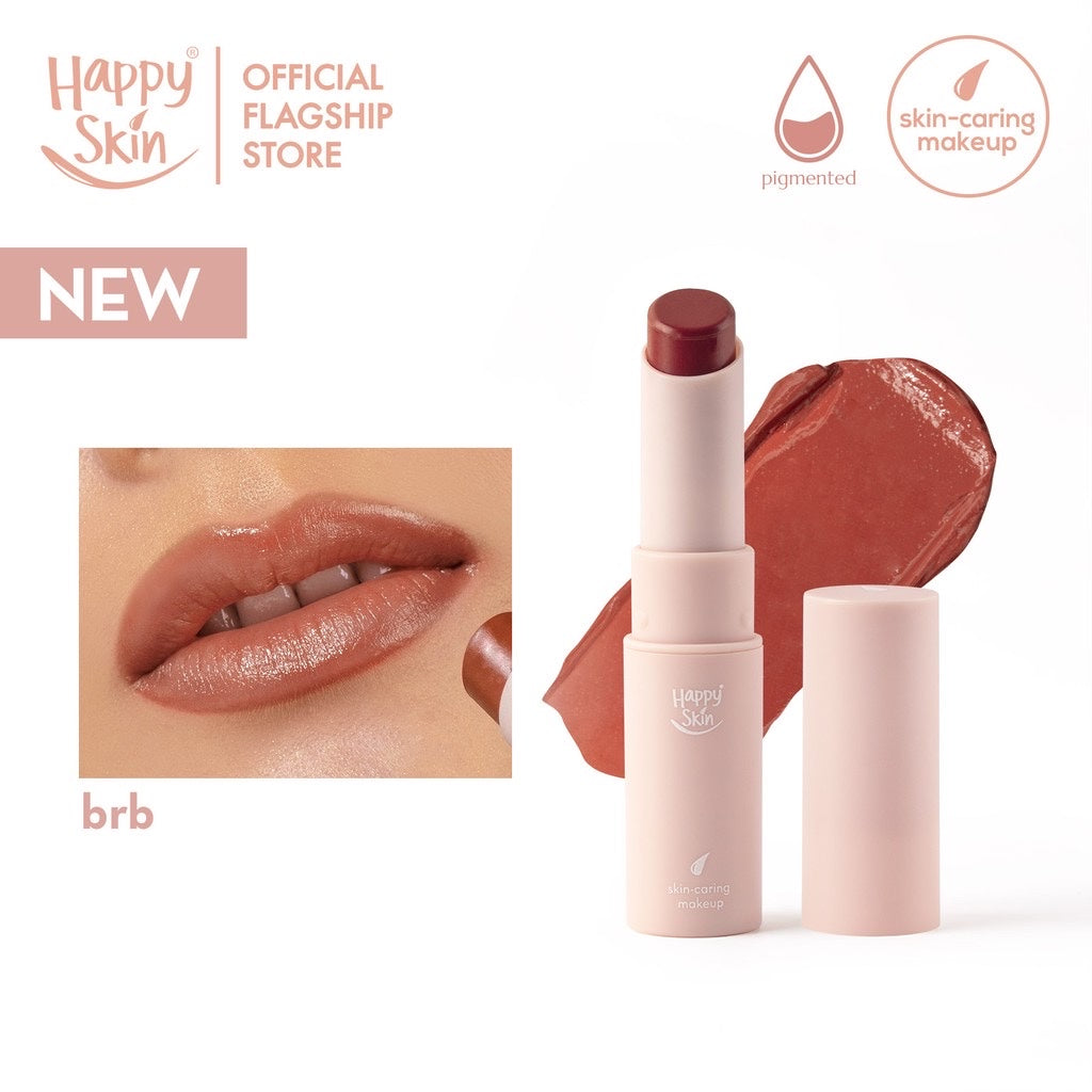 Happy Skin Lip Slip in BRB [Weightless Balmy Lip Tint] - LOBeauty | Shop Filipino Beauty Brands in the UAE
