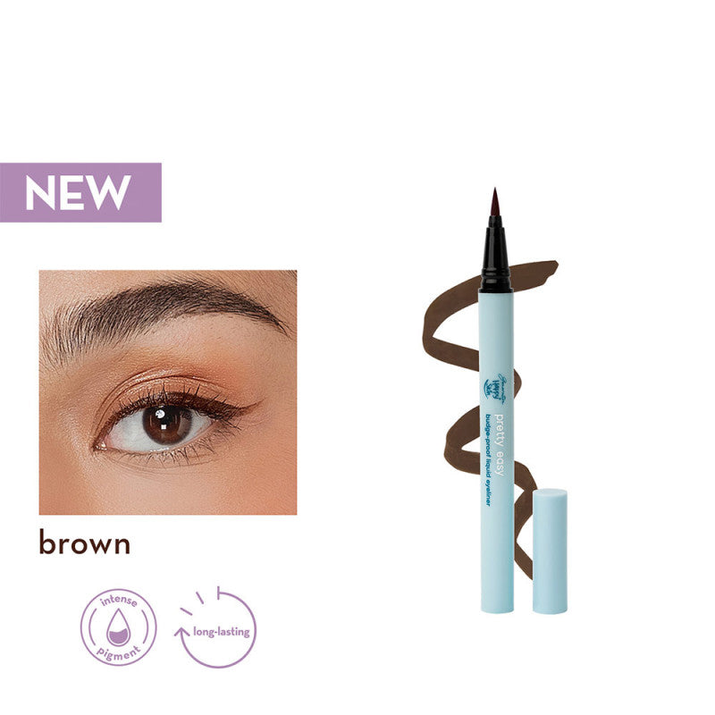 Generation Happy Skin Pretty Easy Budge-Proof Liquid Eyeliner In Brown - LOBeauty | Shop Filipino Beauty Brands in the UAE