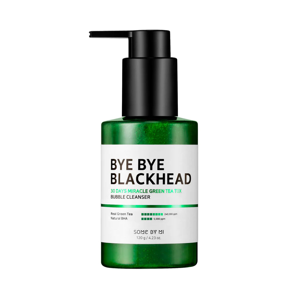 Some By Mi BYE BYE Blackhead 30 Days Miracle Green Tea Tox Bubble Cleanser 120g