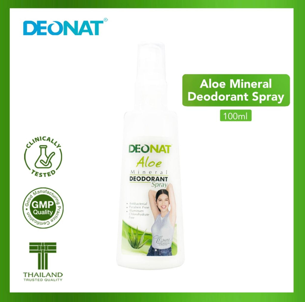 Deonat Natural Aloe Mineral Deodorant Spray - LOBeauty | Shop Filipino Beauty Brands in the UAE