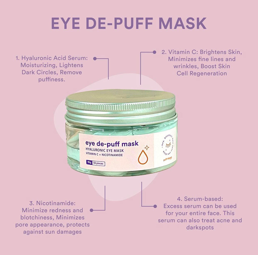 Puff & Bloom Eye De-Puff Mask - LOBeauty | Shop Filipino Beauty Brands in the UAE