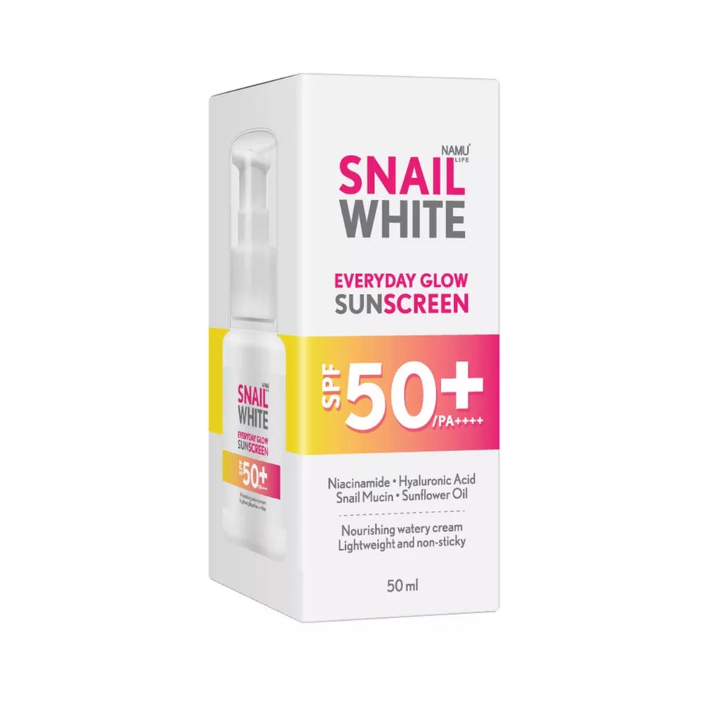 Snail White Everyday Glow Sunscreen SPF50+ PA++++ 50ml