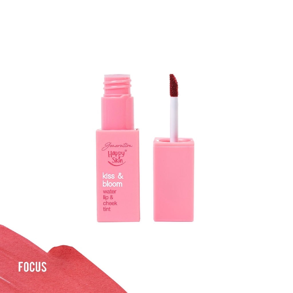 Happy Skin Kiss & Bloom Water Lip & Cheek Tint in Focus - LOBeauty | Shop Filipino Beauty Brands in the UAE