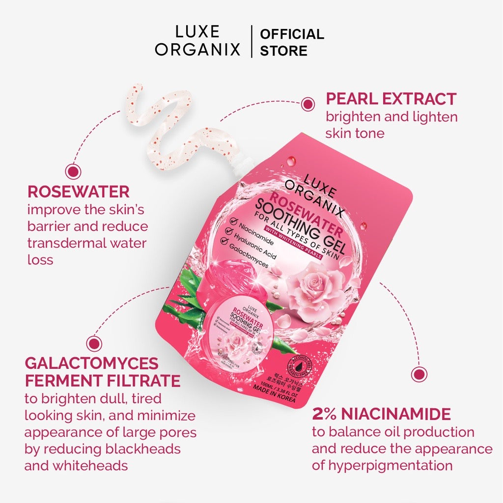 Rosewater Soothing Gel Travel Size