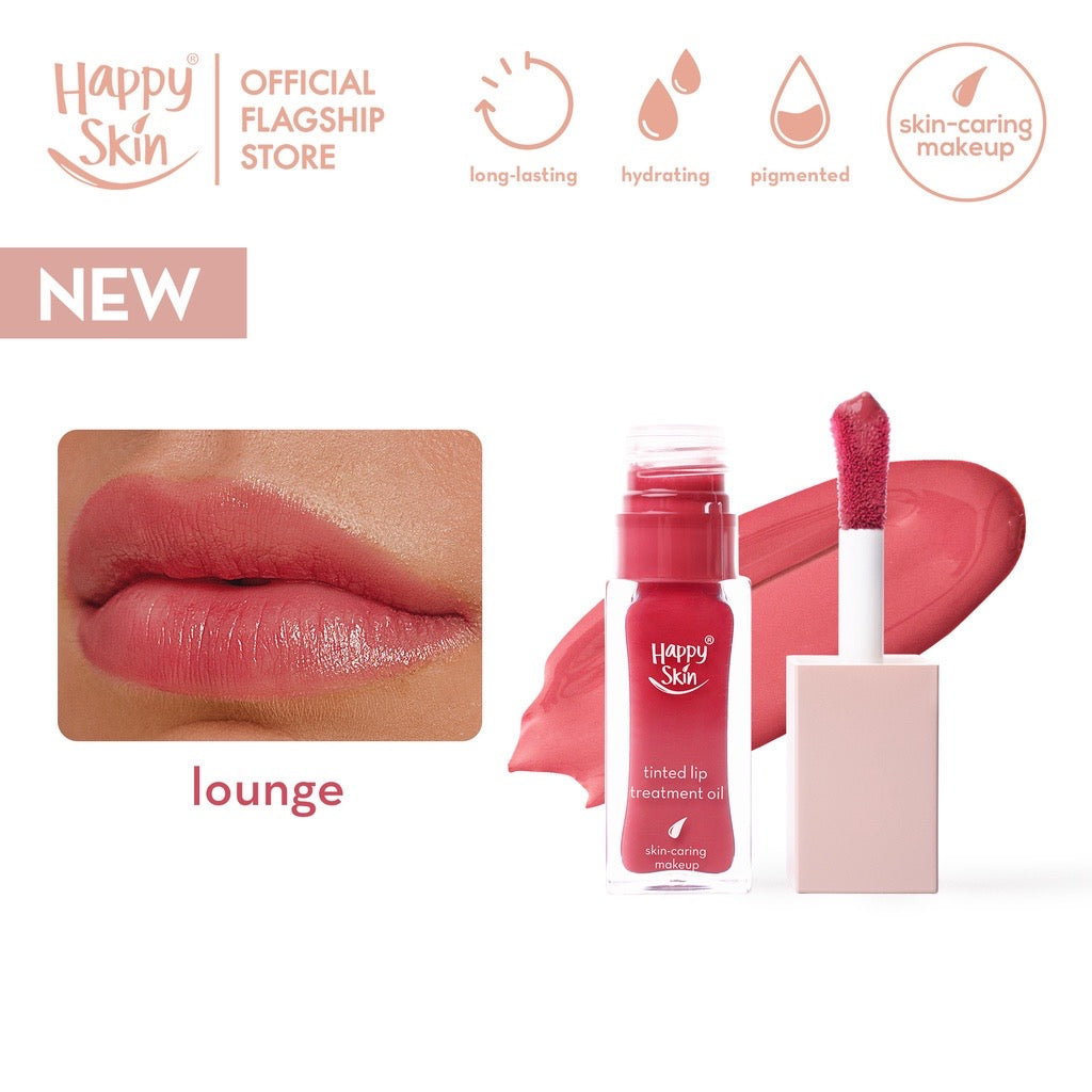 Happy Skin Second Skin Tinted Lip Treatment Oil In Lounge