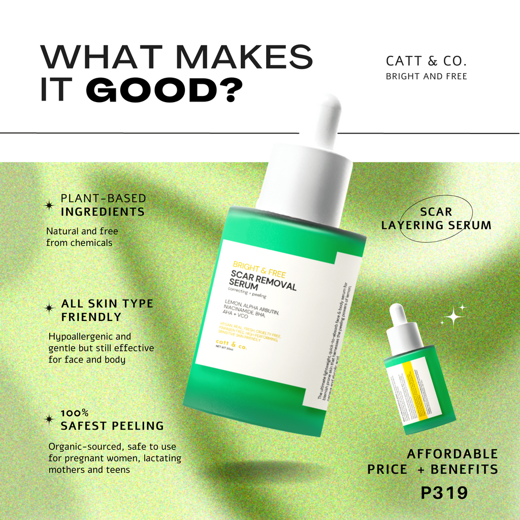 Catt & Co Bright and Free Scar Removal Serum - LOBeauty | Shop Filipino Beauty Brands in the UAE