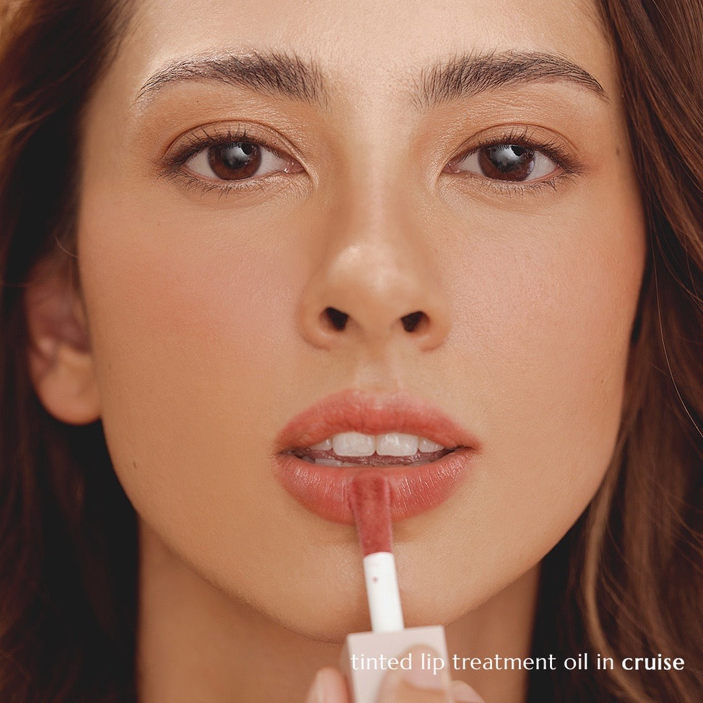 Happy Skin Second Skin Tinted Lip Treatment Oil In Cruise - LOBeauty | Shop Filipino Beauty Brands in the UAE
