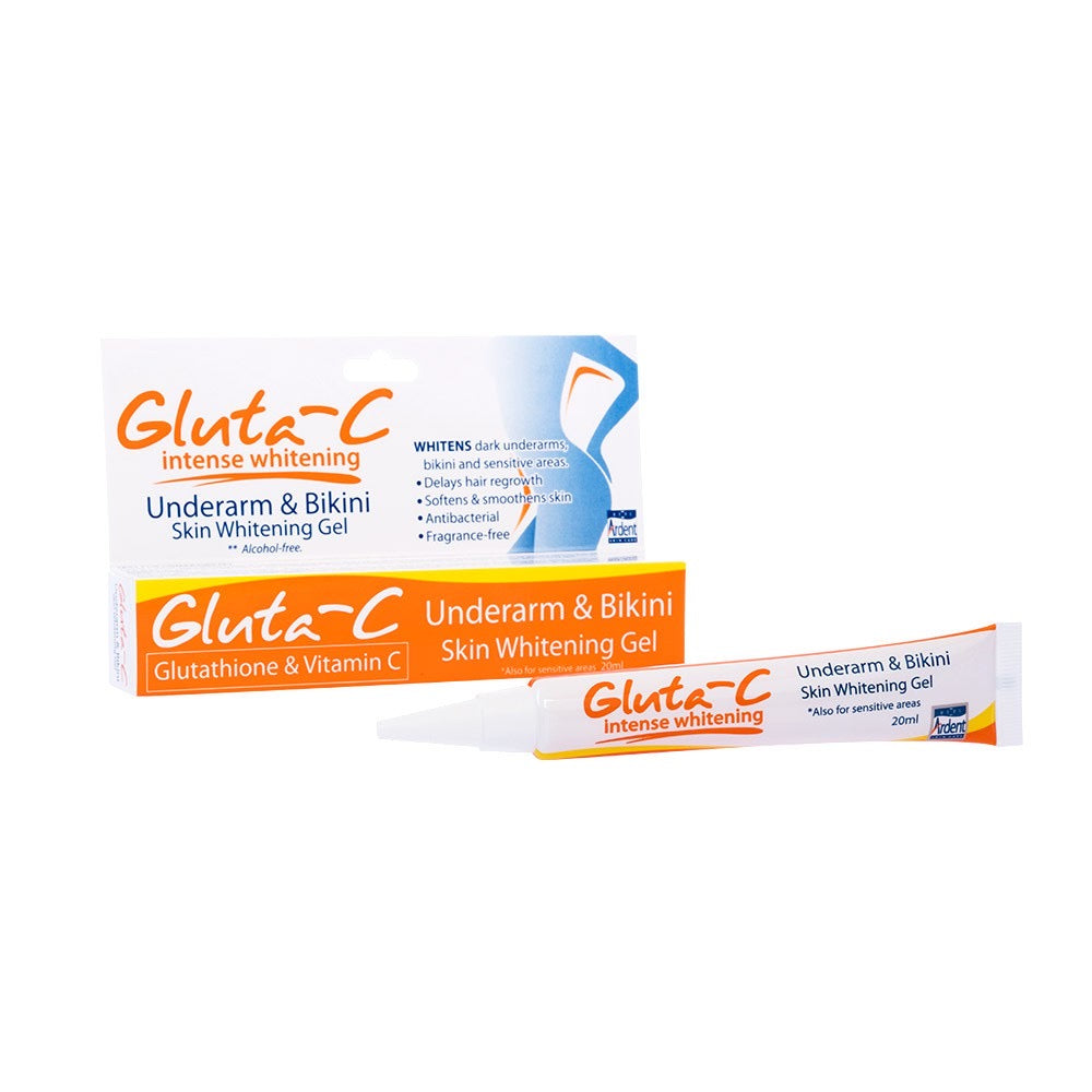 Gluta-C Intense Whitening Underarm and Bikini Skin Whitening Gel (with Hair Retardant) 20ml
