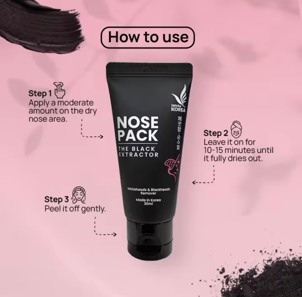 iWhite Korea Nose Pack The Black Extractor 30ml - LOBeauty | Shop Filipino Beauty Brands in the UAE