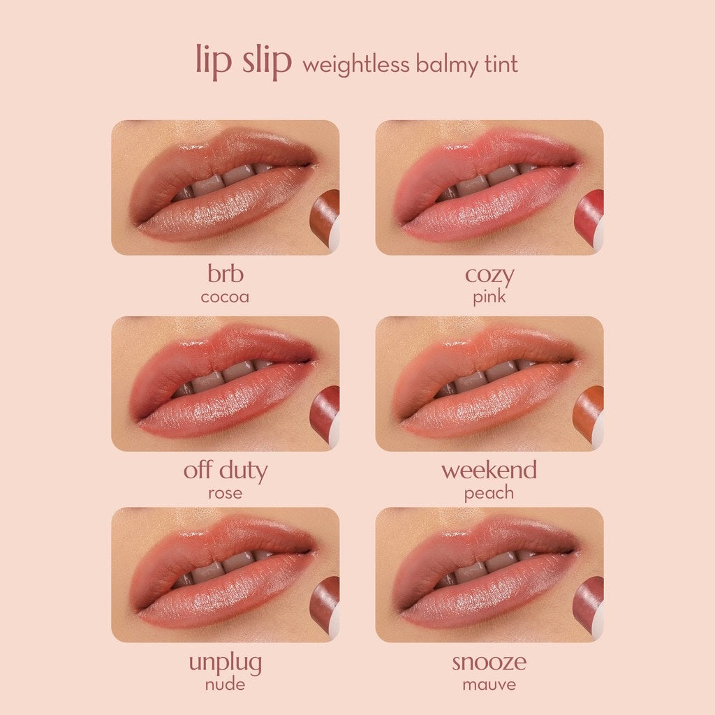 Happy Skin Lip Slip in Snooze [Weightless Balmy Lip Tint] - LOBeauty | Shop Filipino Beauty Brands in the UAE