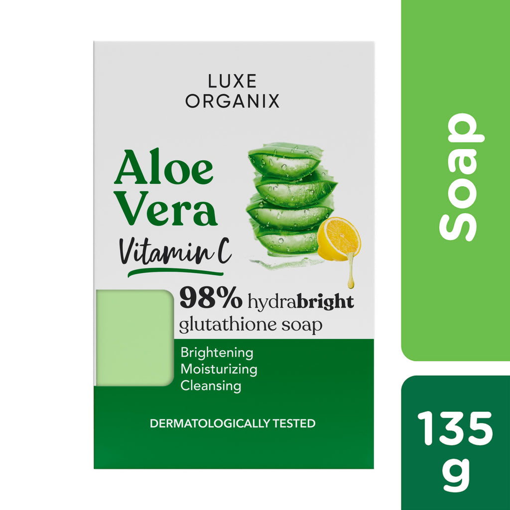 98% Aloe Vera Natural Soap with Vitamin C and Glutathione - LOBeauty | Shop Filipino Beauty Brands in the UAE