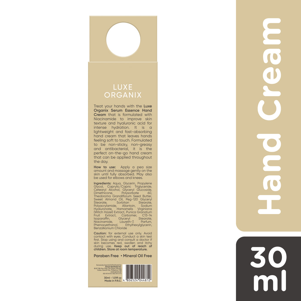Luxe Organix Sweet Almond Serum Essence Hand Cream