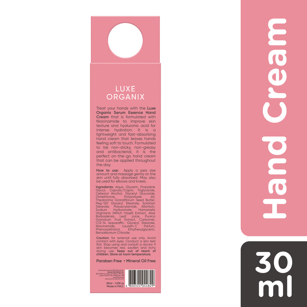 Luxe Organix Cherry Blossom Serum Essence Hand Cream