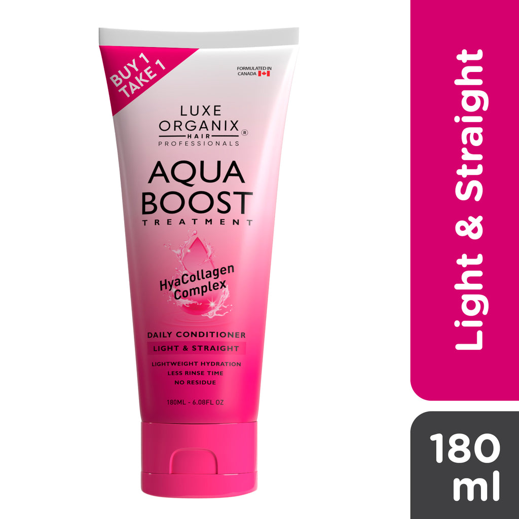 Luxe Organix Professionals Aqua Boost Light & Straight - LOBeauty | Shop Filipino Beauty Brands in the UAE