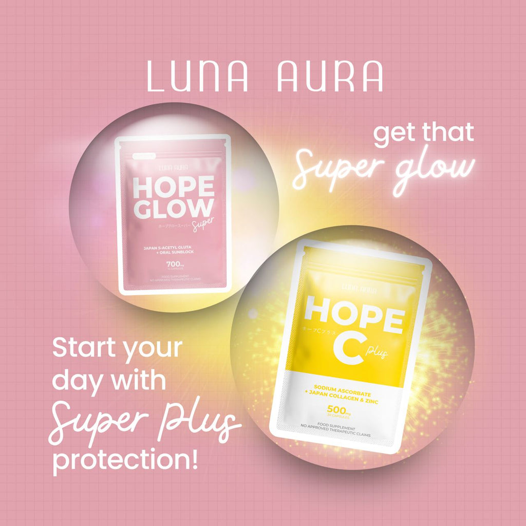 Luna Aura Hope C Vitamin C + Japan Collagen & Zinc (30 Caps, 500mg) - LOBeauty | Shop Filipino Beauty Brands in the UAE