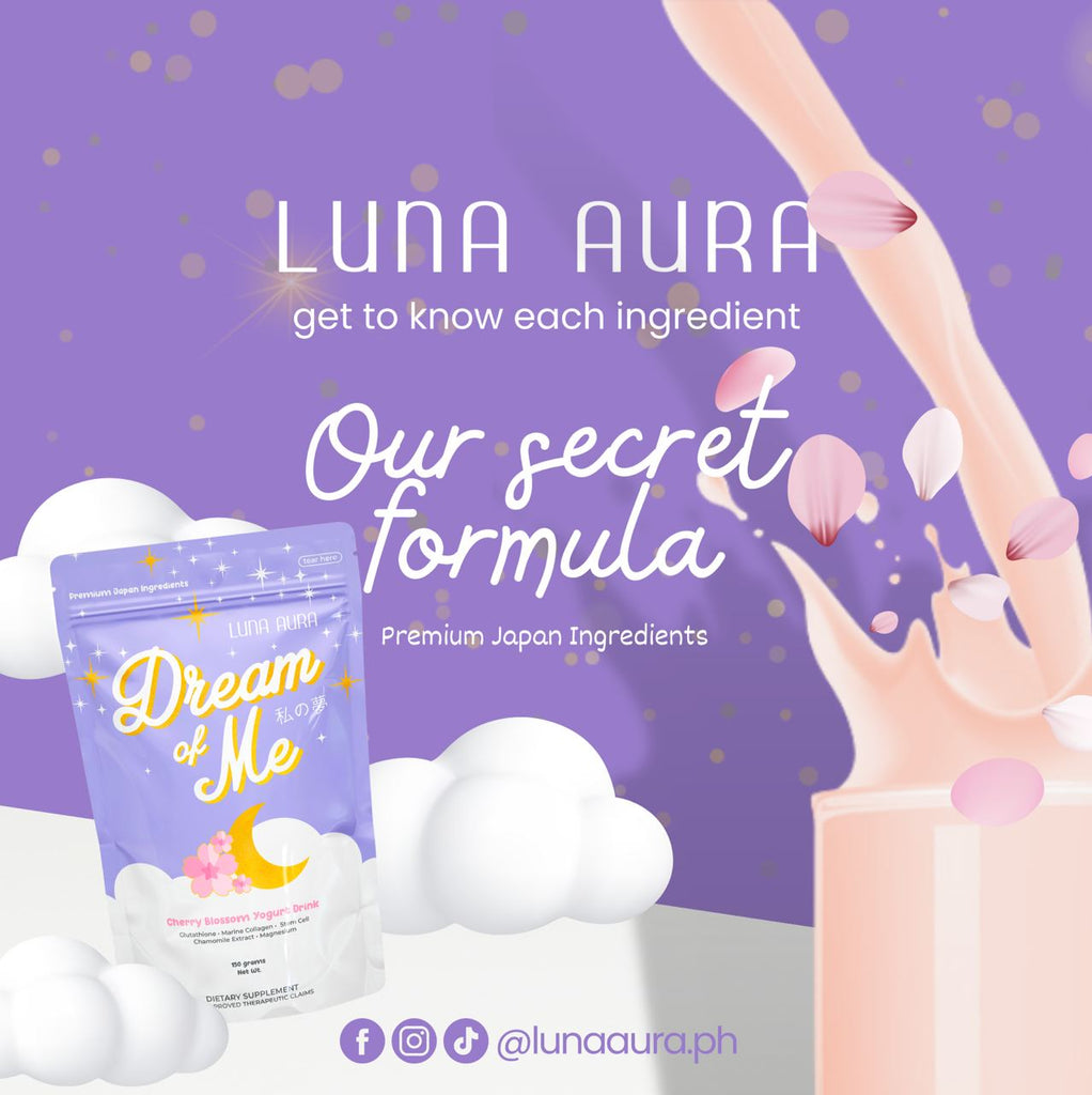 Luna Aura Dream Of Me Cherry Blossom Yoghurt Drink 150g - LOBeauty | Shop Filipino Beauty Brands in the UAE