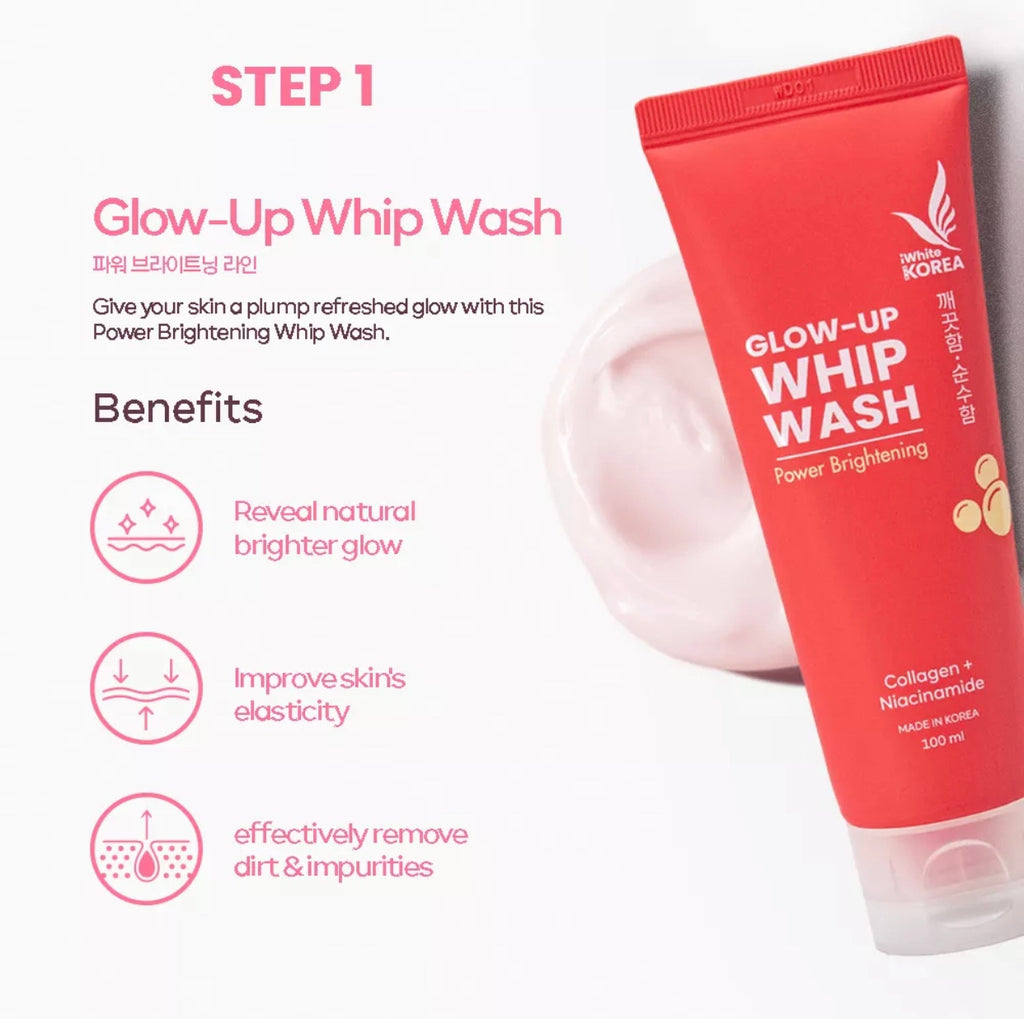 iWhite Korea Glow-Up Whip Wash Power Brightening - LOBeauty | Shop Filipino Beauty Brands in the UAE