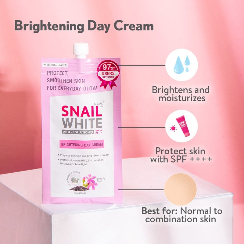 Snail White Brightening Day Cream SPF 30/PA+++