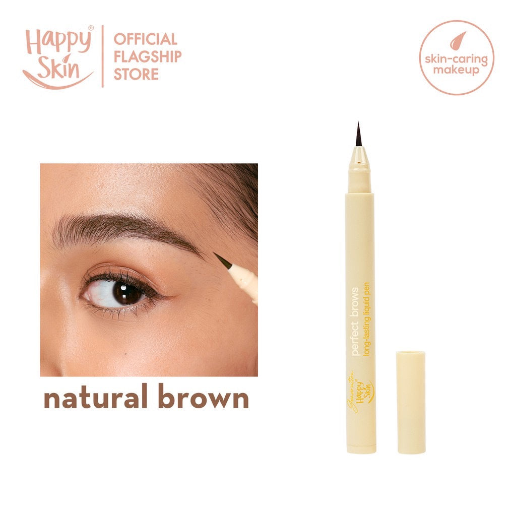 Generation Happy Skin Perfect Brows Long-Lasting Liquid Pen in Natural Brown - LOBeauty | Shop Filipino Beauty Brands in the UAE