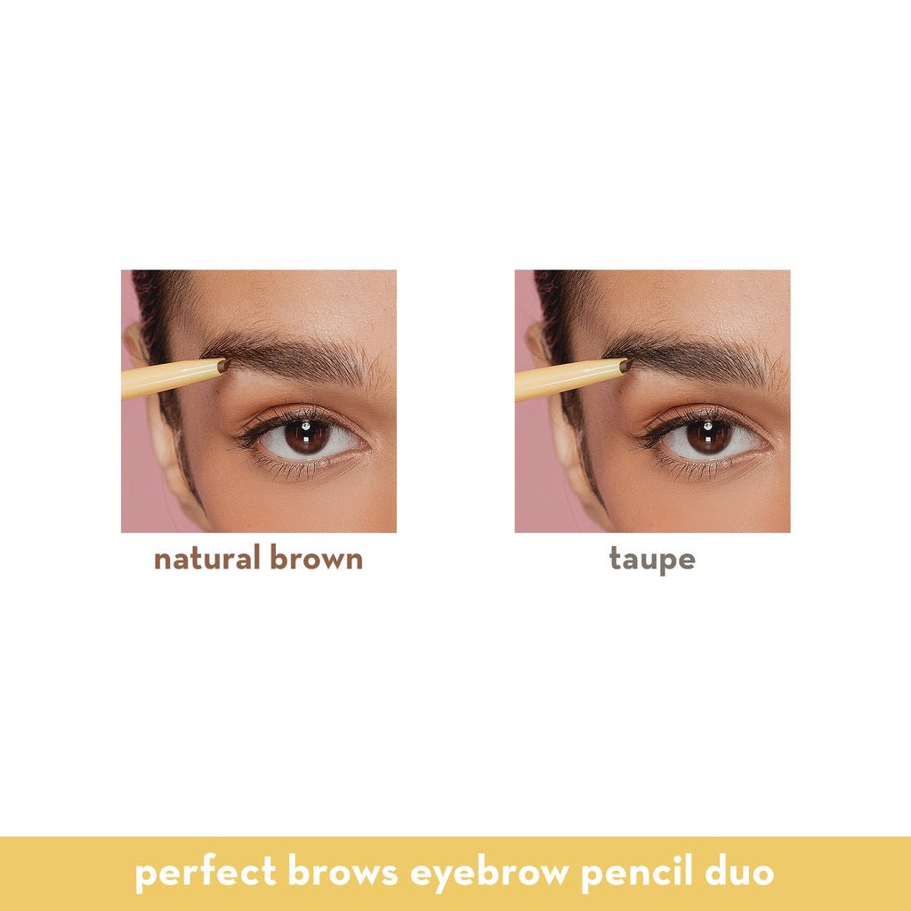 Happy Skin Perfect Brows Eyebrow Pencil Duo in Natural Brown